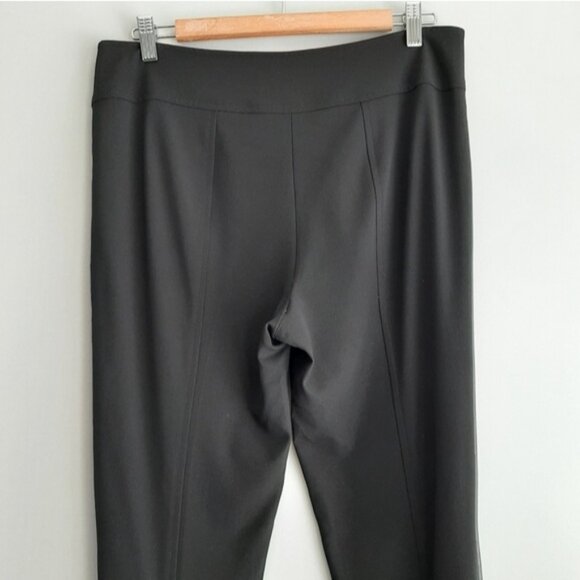 ESCADA Wool Blend Trousers Dress Pants Neutral Black Sz M | Eur 40 Flawed - Picture 8 of 16
